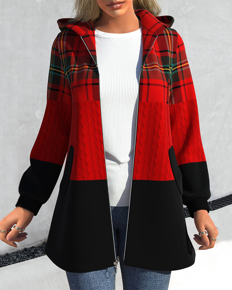 Warm Hooded Winter Coat Modern Design - BritishElegance