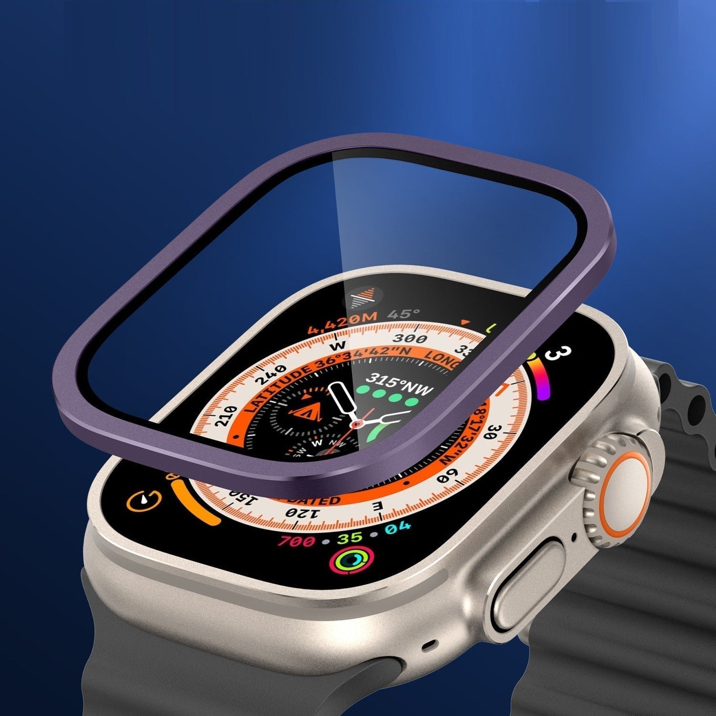 Durable Glass Screen Protector for Apple Watch Ultra Series