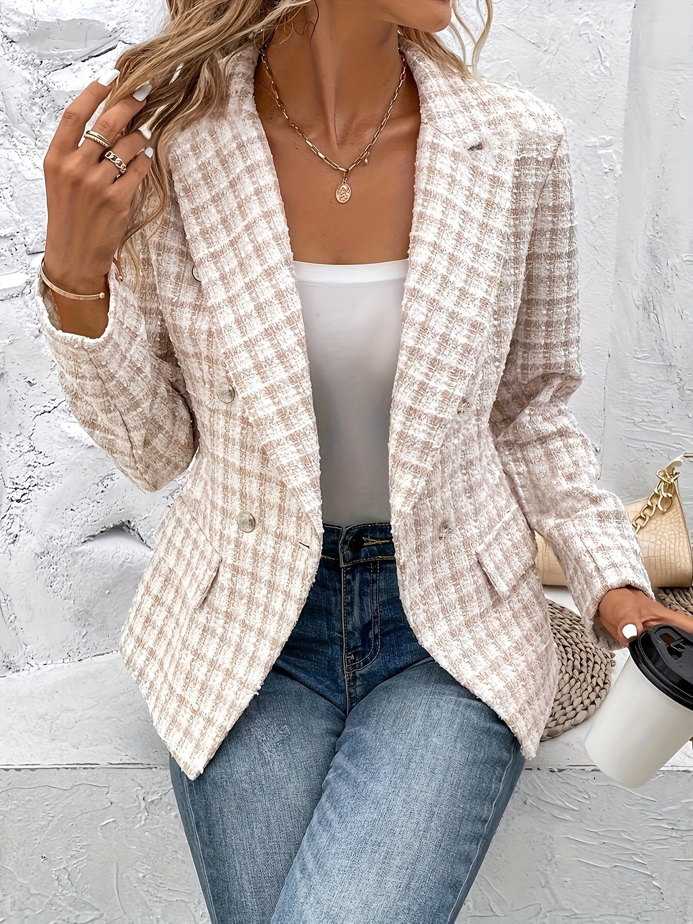 Classic Ladies Wool Winter Jacket - BritishElegance