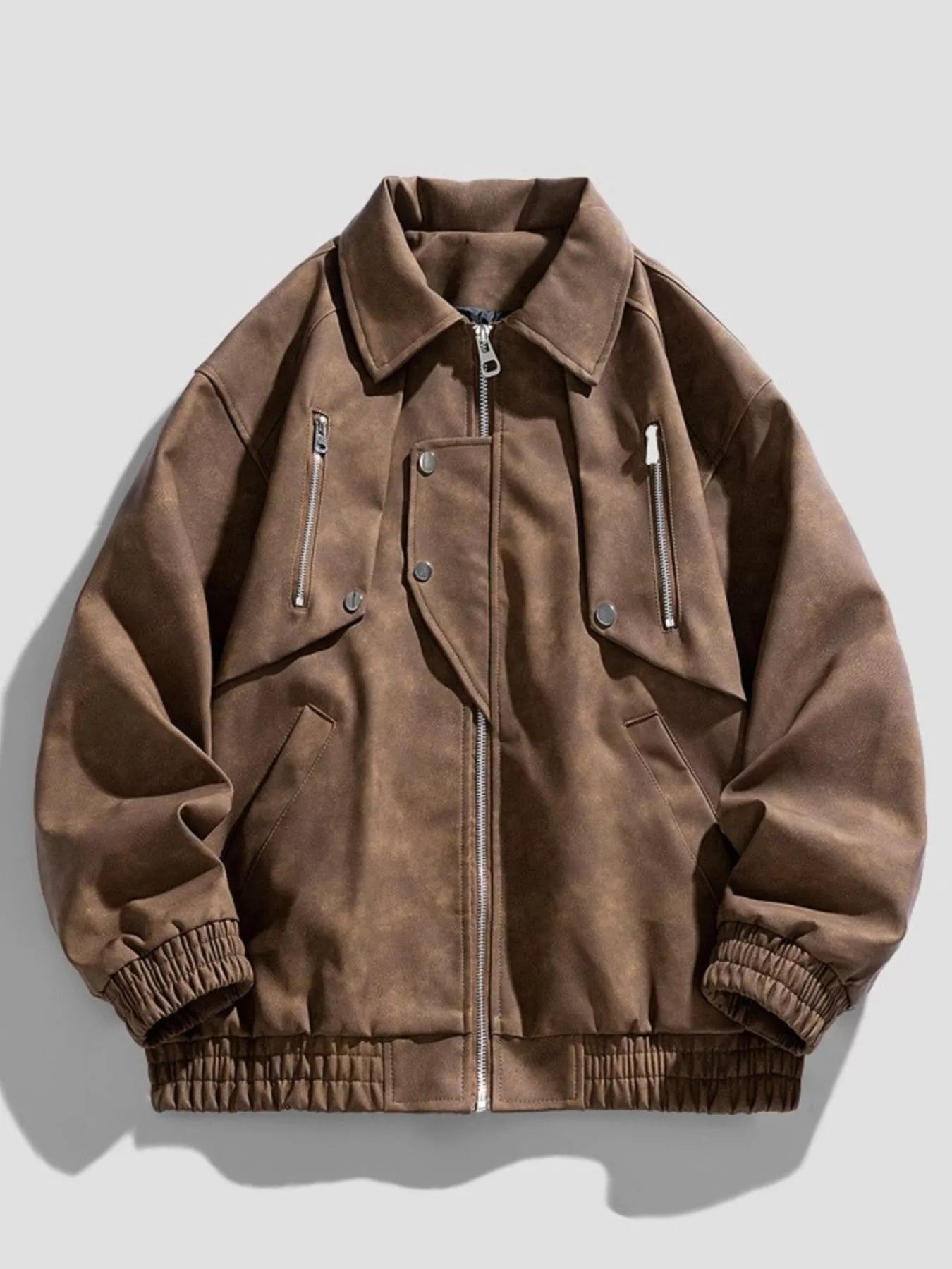 Big and Tall Zip Front Jacket