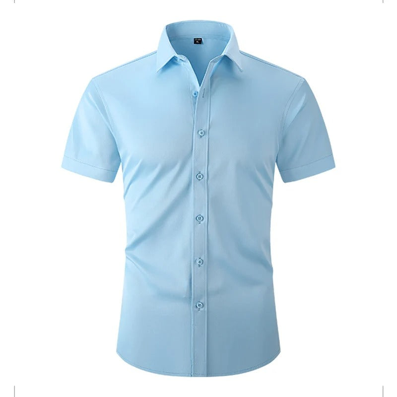 BritishElegance | Elegant Short Sleeve Shirt