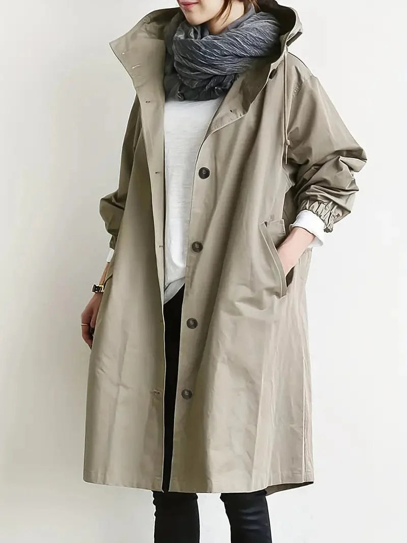 Classic Water Repellent Winter Trench Coat