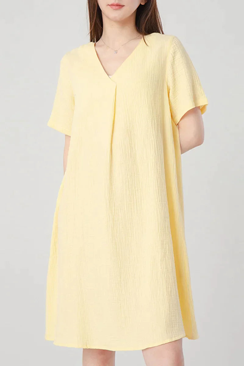 Women's Lightweight V-Neck Sundress for Summer