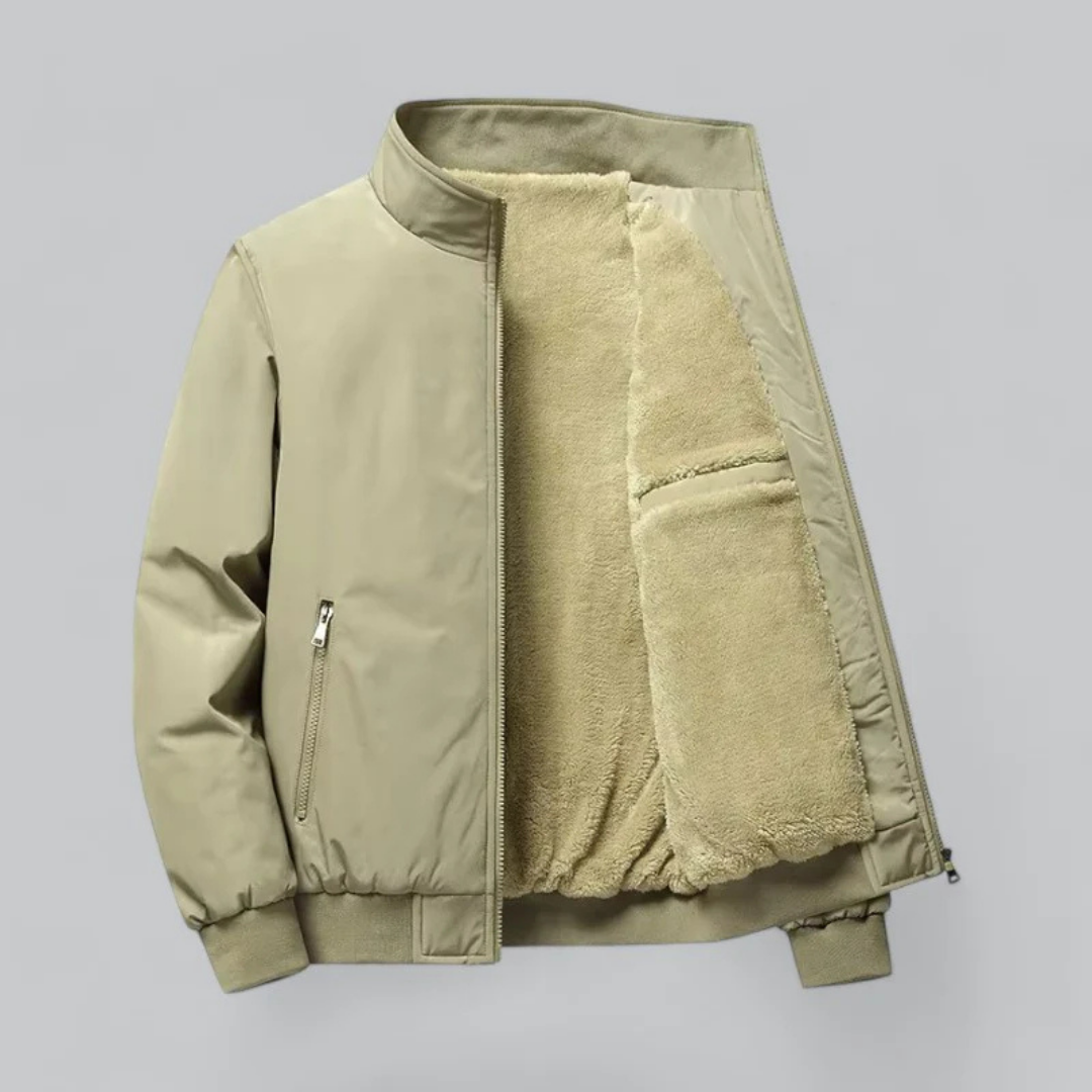 Cevori Stylish Bomber Jacket with Hidden Pocket