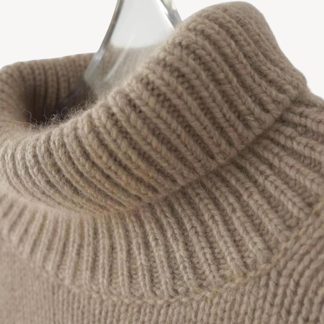 Women’s Soft Knit Fabric Turtleneck Sweater