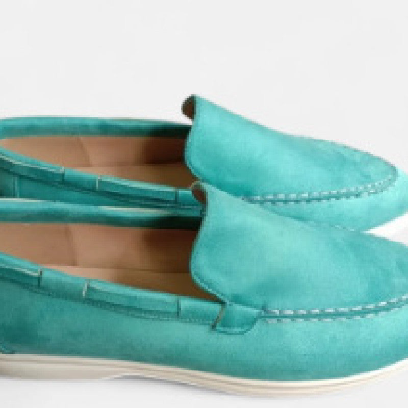 Casual Loafers Flat Heel Black
