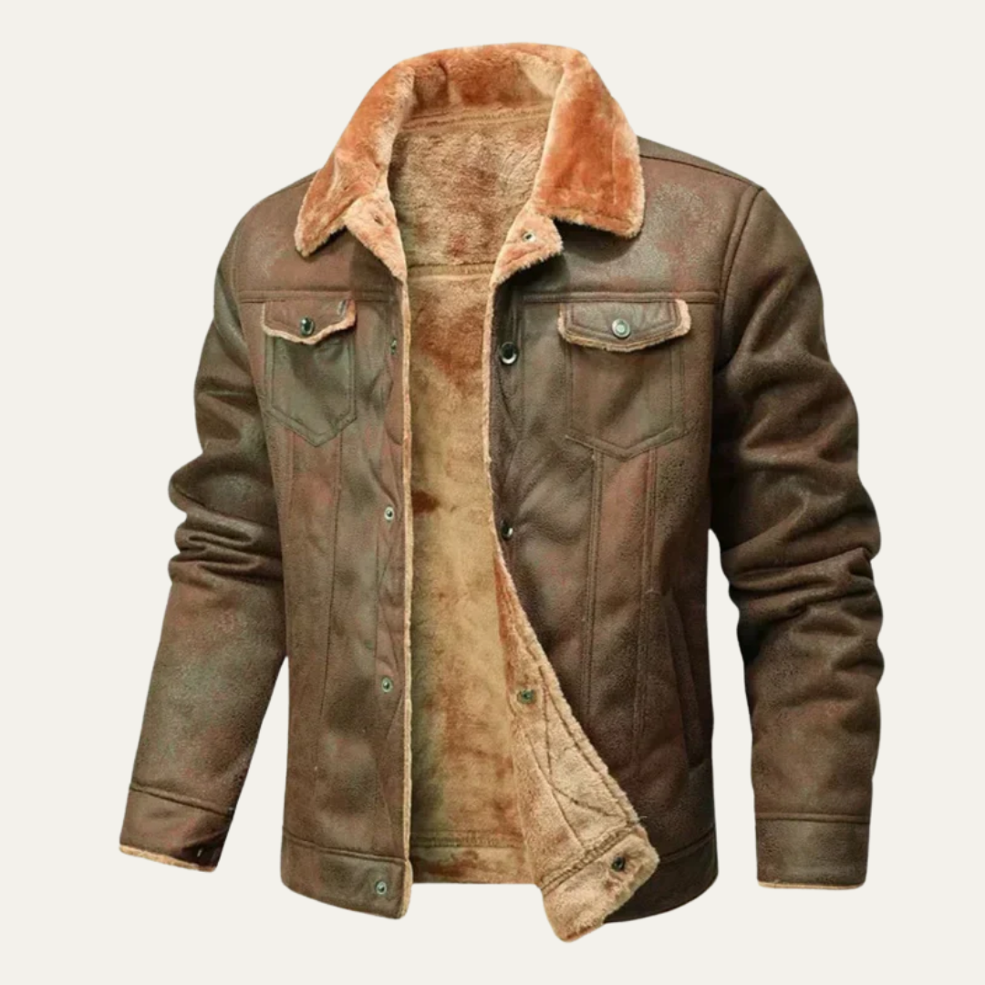 Men’s Shearling Lined Trucker Jacket