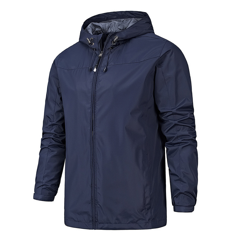 Warm Men's Zip Up Hoodie Jacket