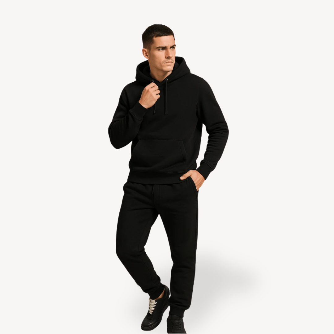Unisex Cotton Hoodie Jogger Set