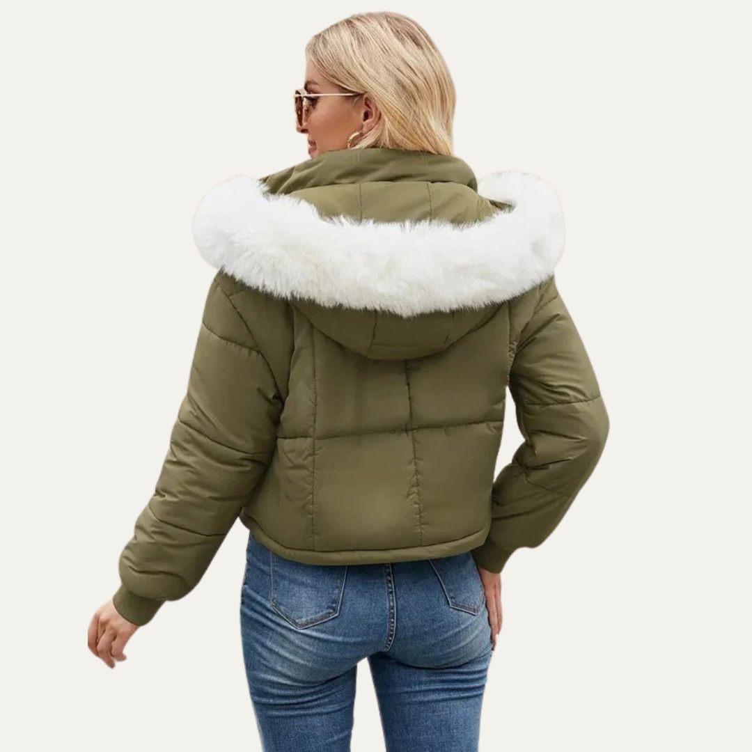 Women’s Warm Cropped Puffer Jacket