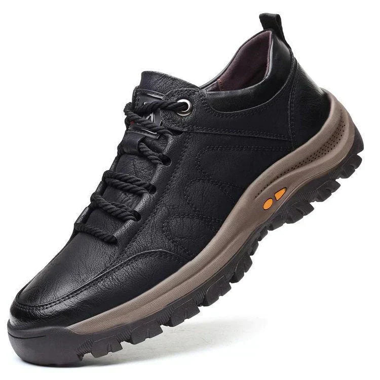 Orthopedic outdoor leather shoes for men