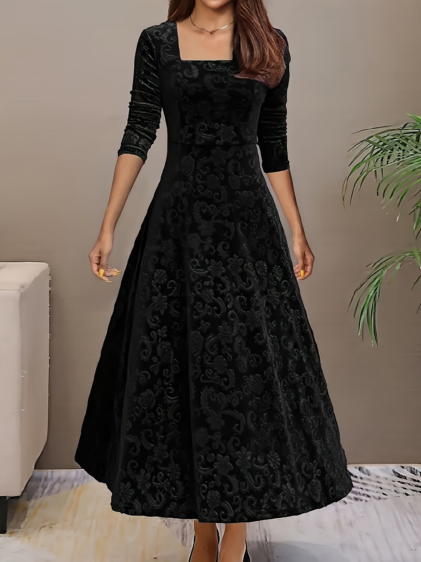 Pretty Women's Floral A-Line Summer Dress