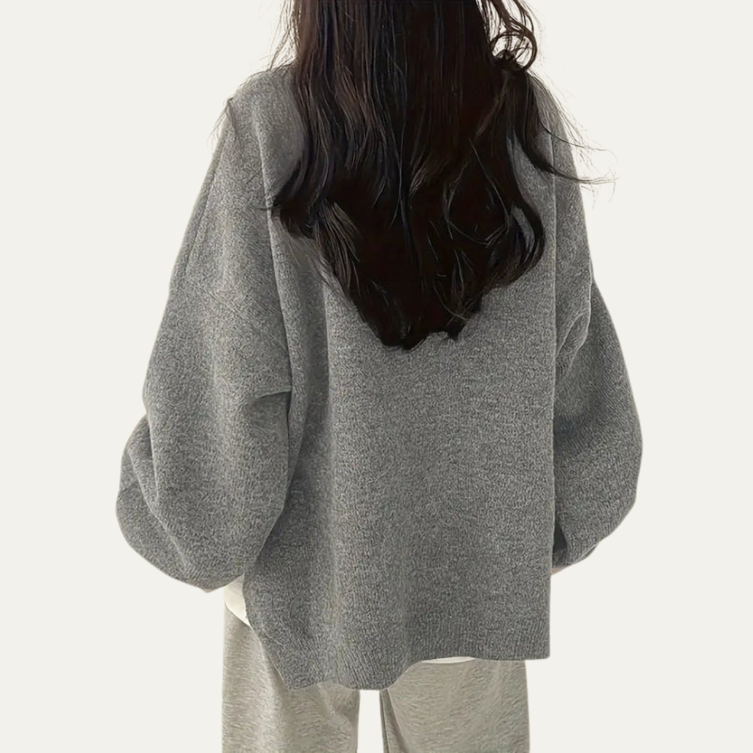 Women’s Oversized Balloon Sleeve Knit Sweater