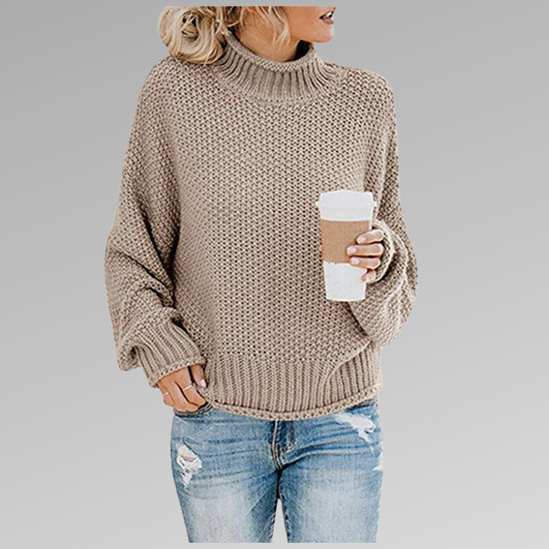 Comfy Women's Large Turtleneck Jumper Sweater