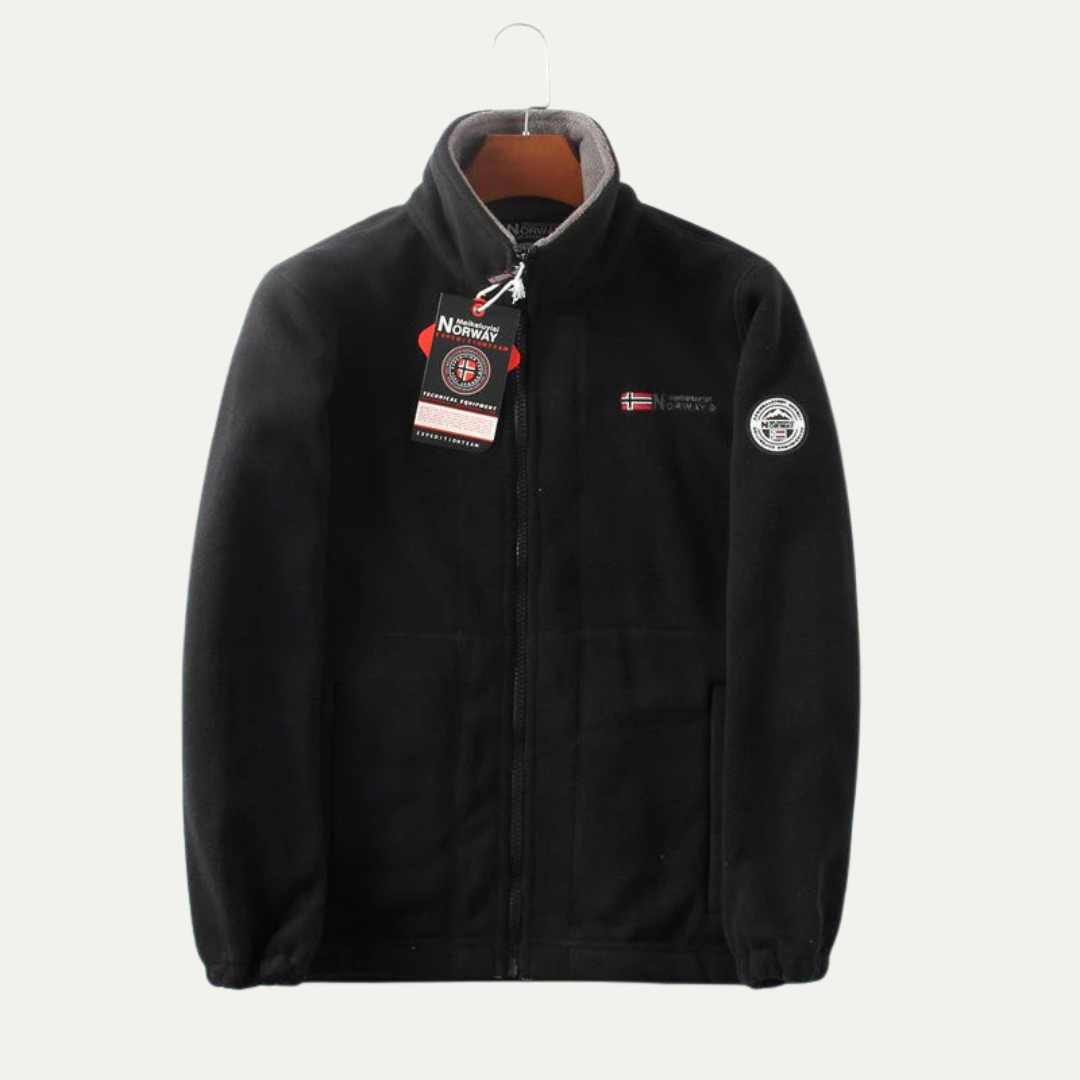 Men’s Casual Fleece Zip-Up Jacket