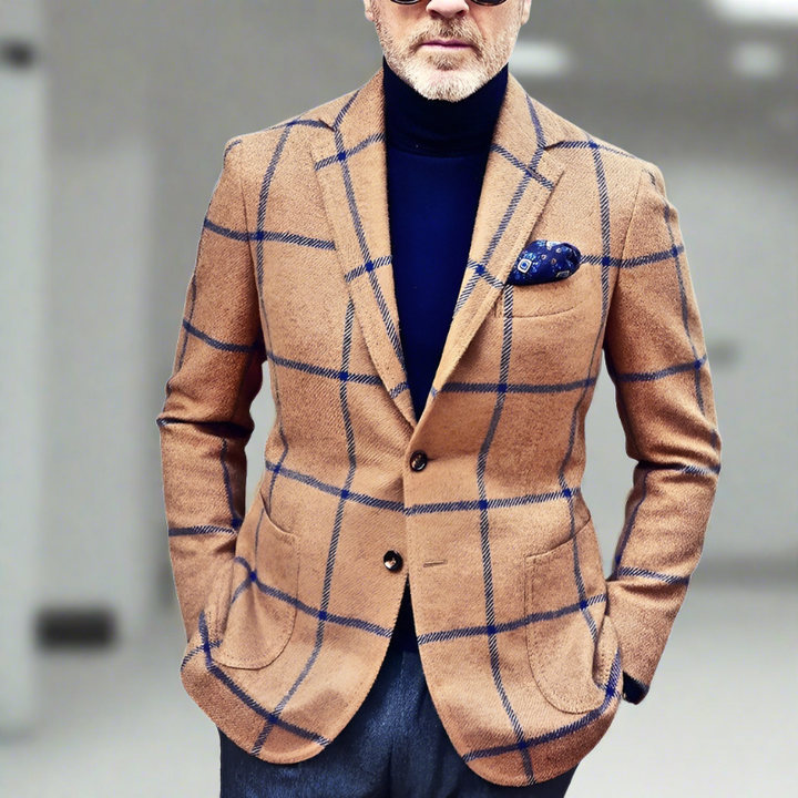 Men's Darnell Blazer: Stylish Checked Design