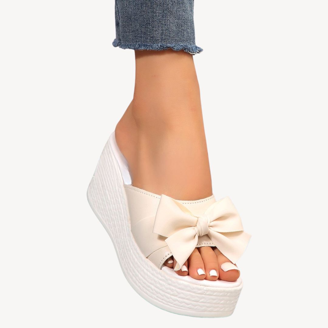 Women's Orthopedic Bow Knot Wedge Sandals