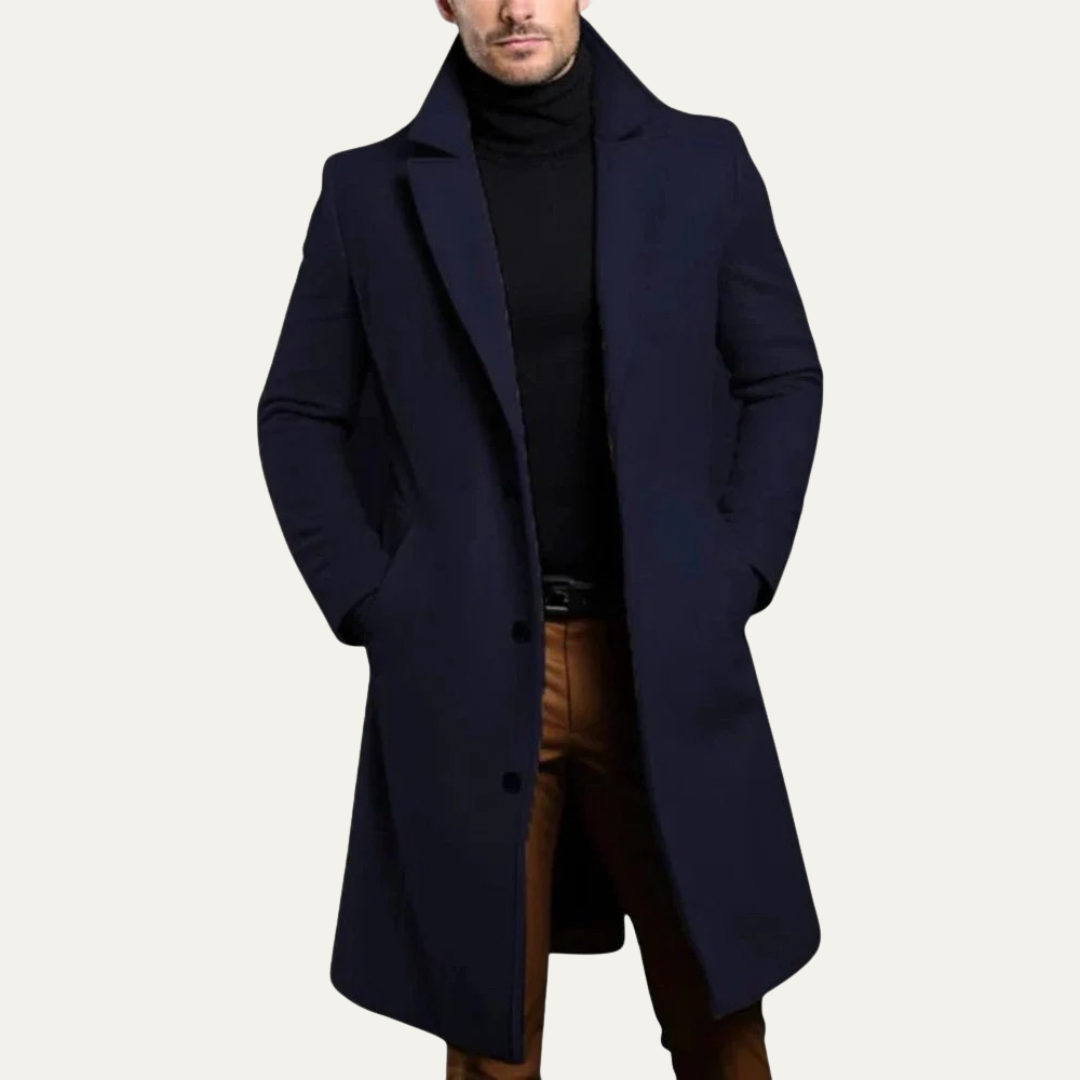 Men’s Tailored Long Topcoat