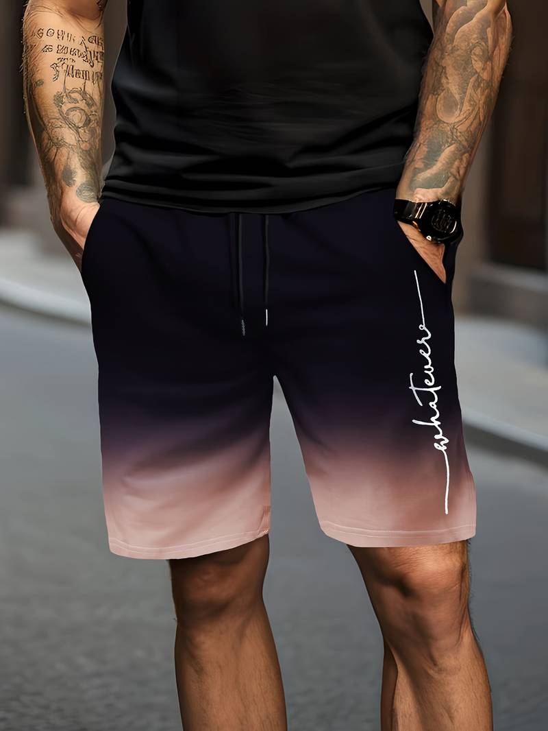 Liam Shorts in Midnight Blue Gradient