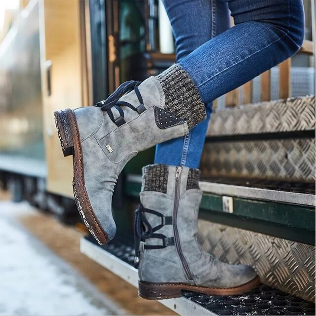 Warm Womens Snow Cowboy Boots