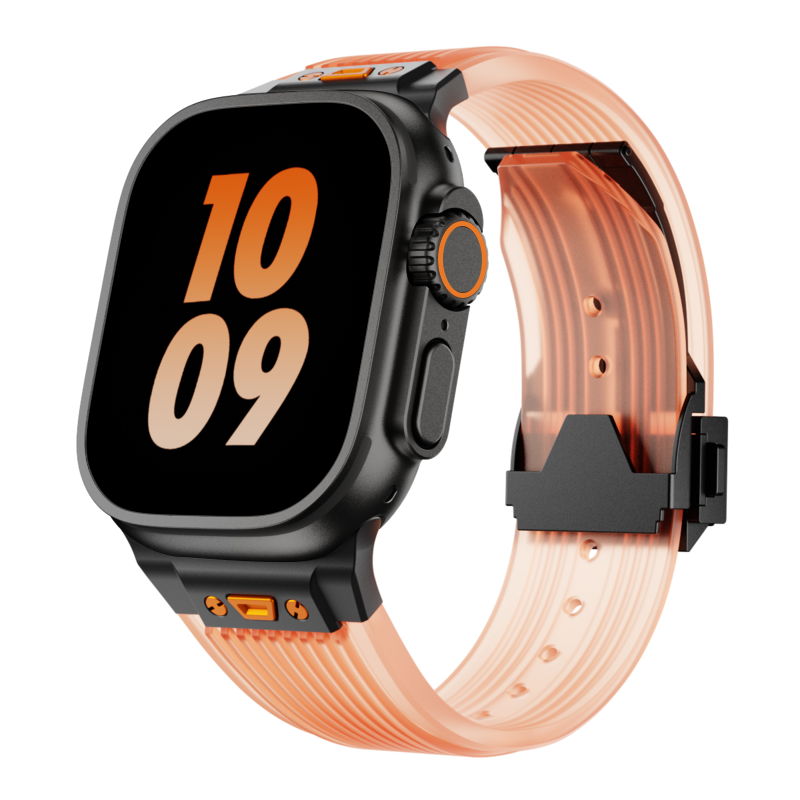 Clear Soft Apple Watch Silicone Strap Band
