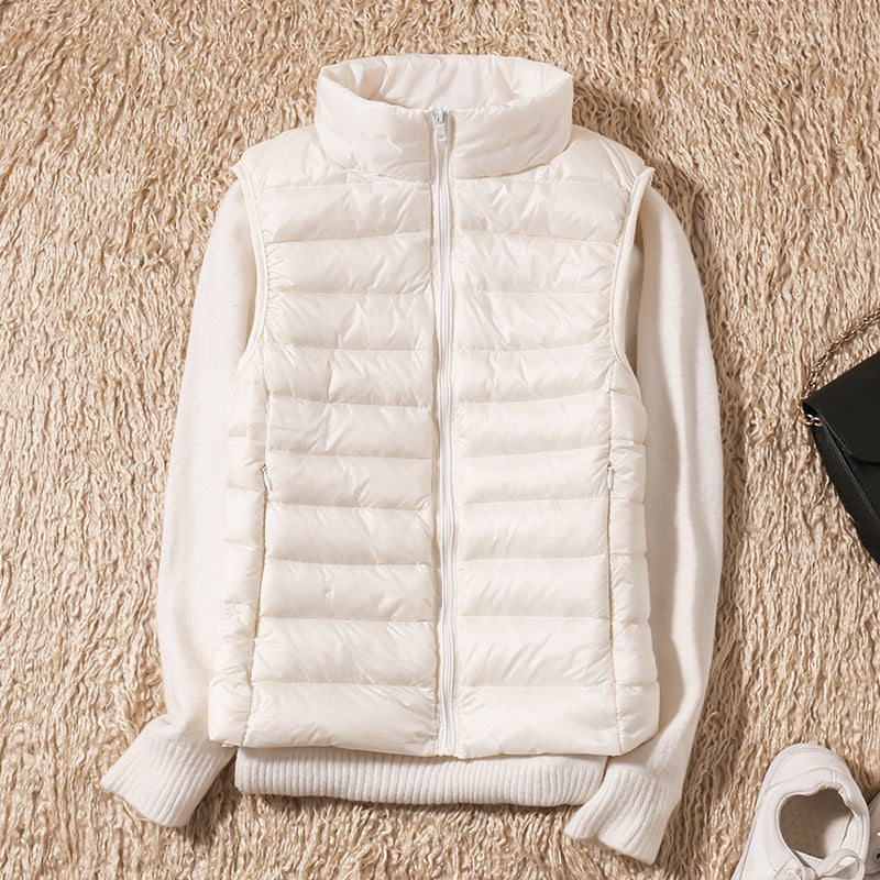 Warm Women's Down Quilted Vest