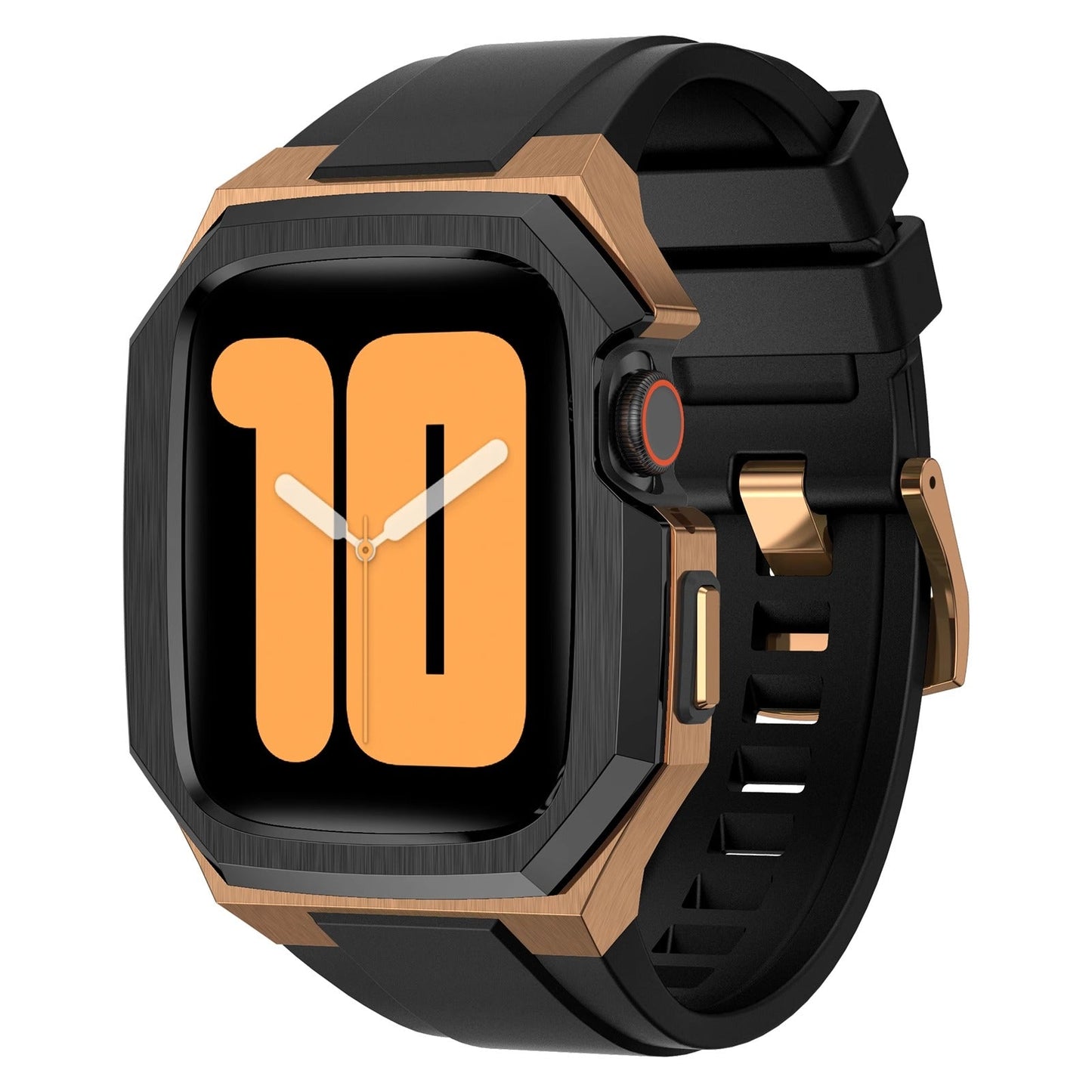 Durable Steel Case with Soft Strap for Apple Watch