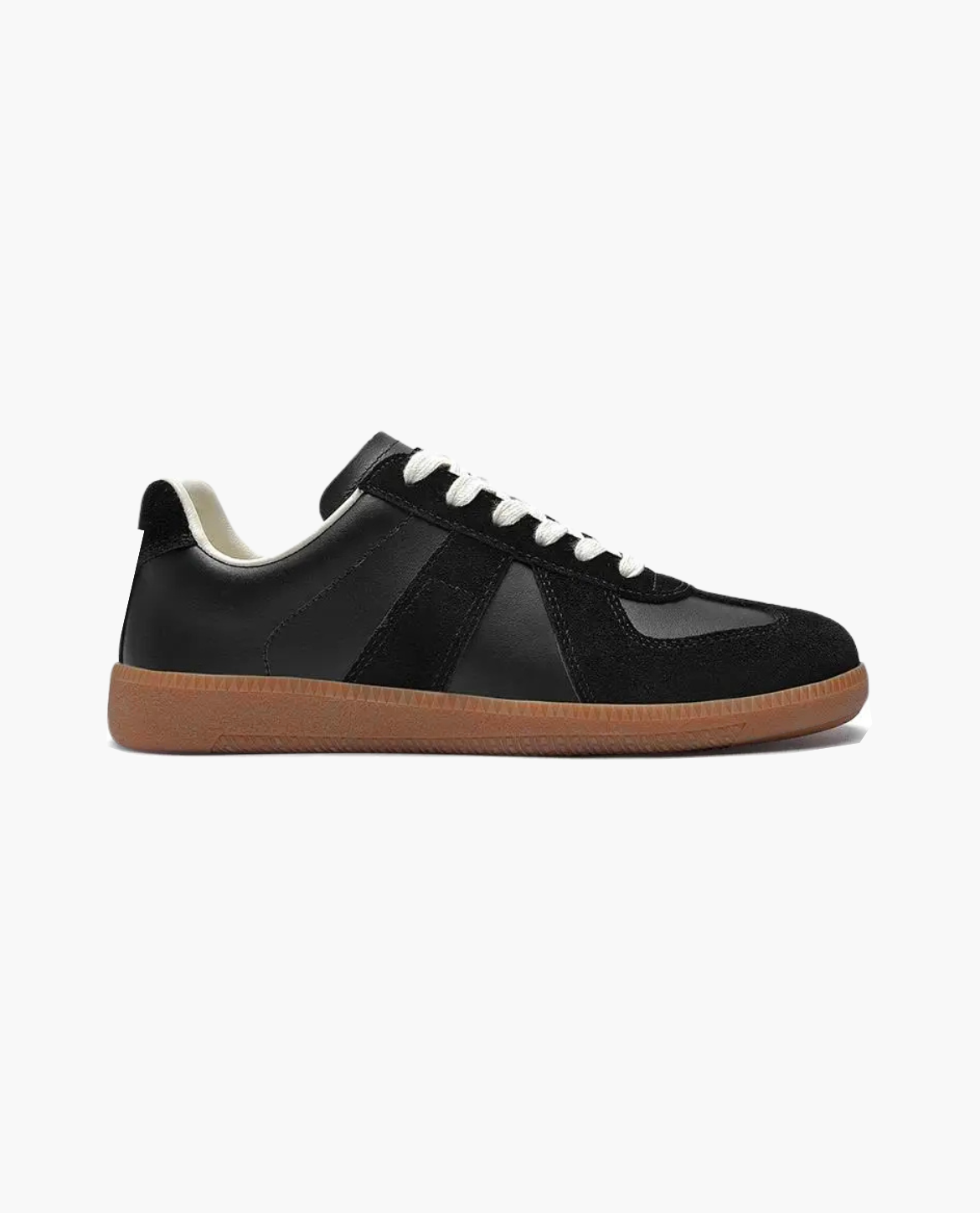 Vintage Style Black Running Shoes - BritishElegance