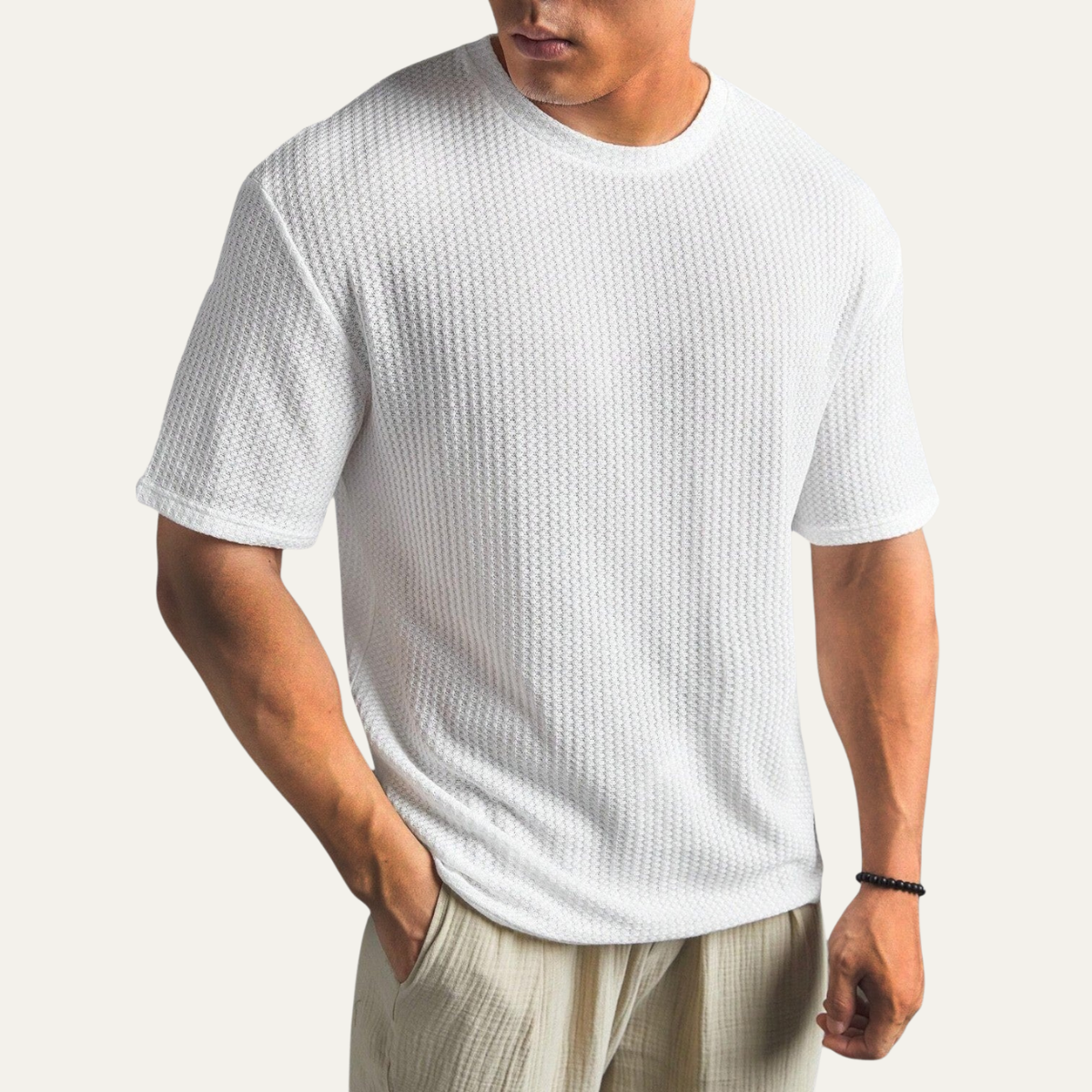 The Berkhamsted Men's Textured Cotton Casual Shirt
