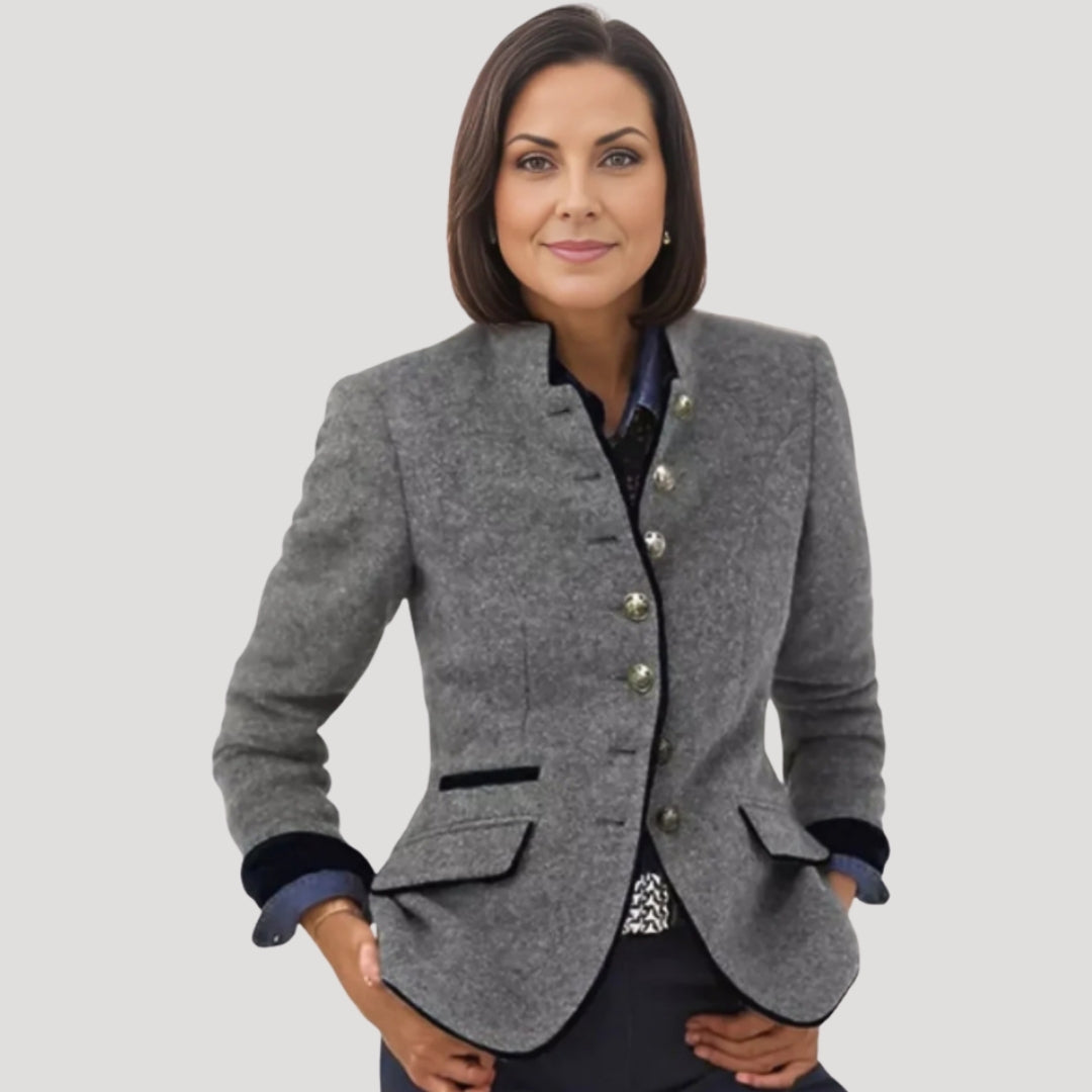 Classic Fit Tweed Women's Blazer