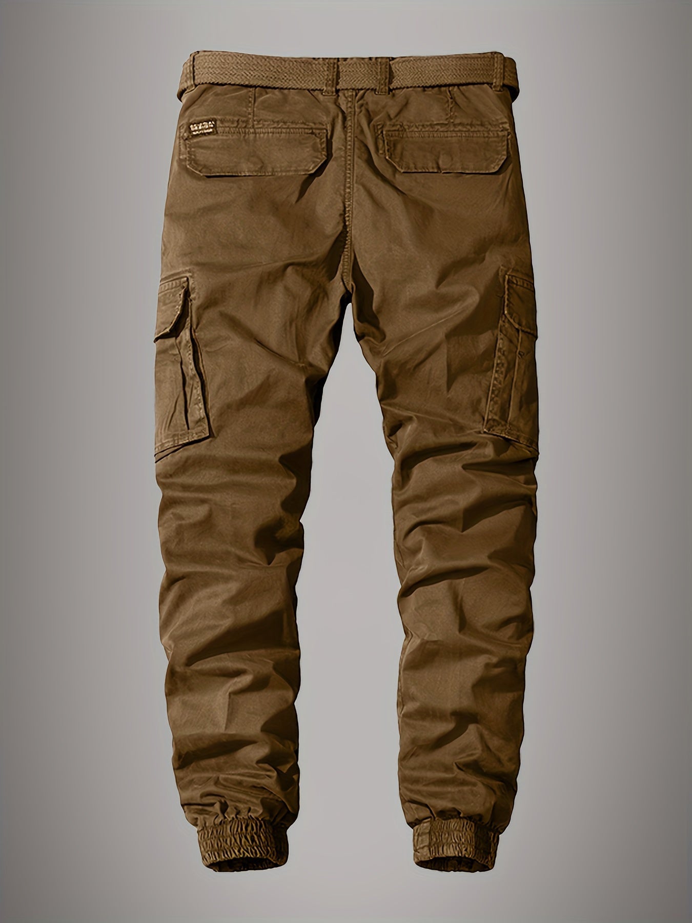 Premium Men’s Cargo Joggers – Embroidered Design with Multiple Pockets