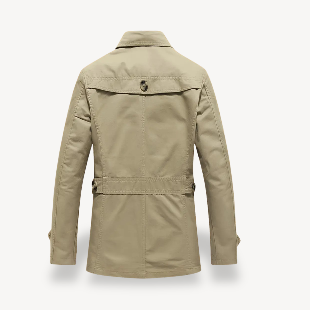 Men's Cotton Blend Trench Coat
