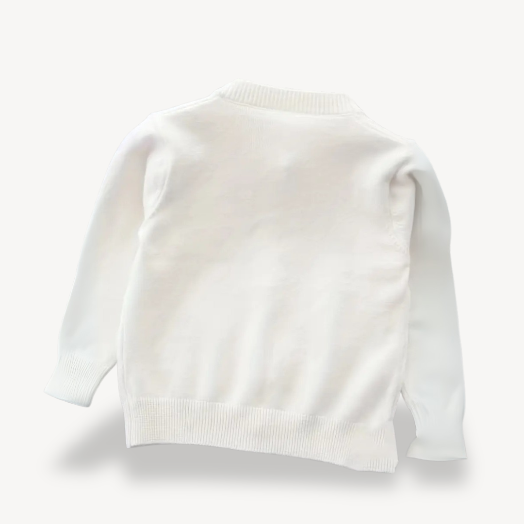 Embroidered Button-Front Cardigan for Toddlers