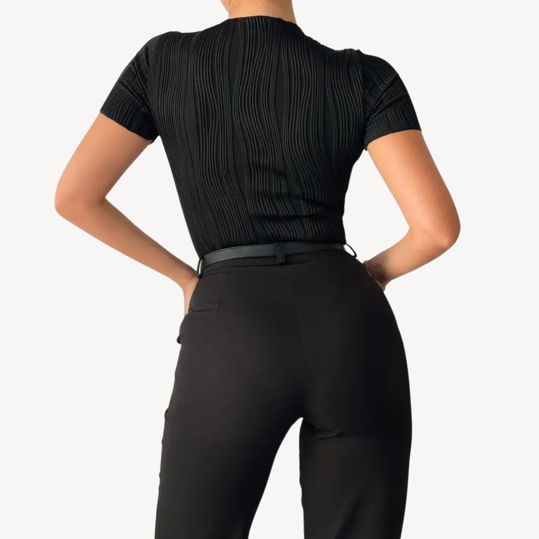 Ribbed Sculpting Top for Women