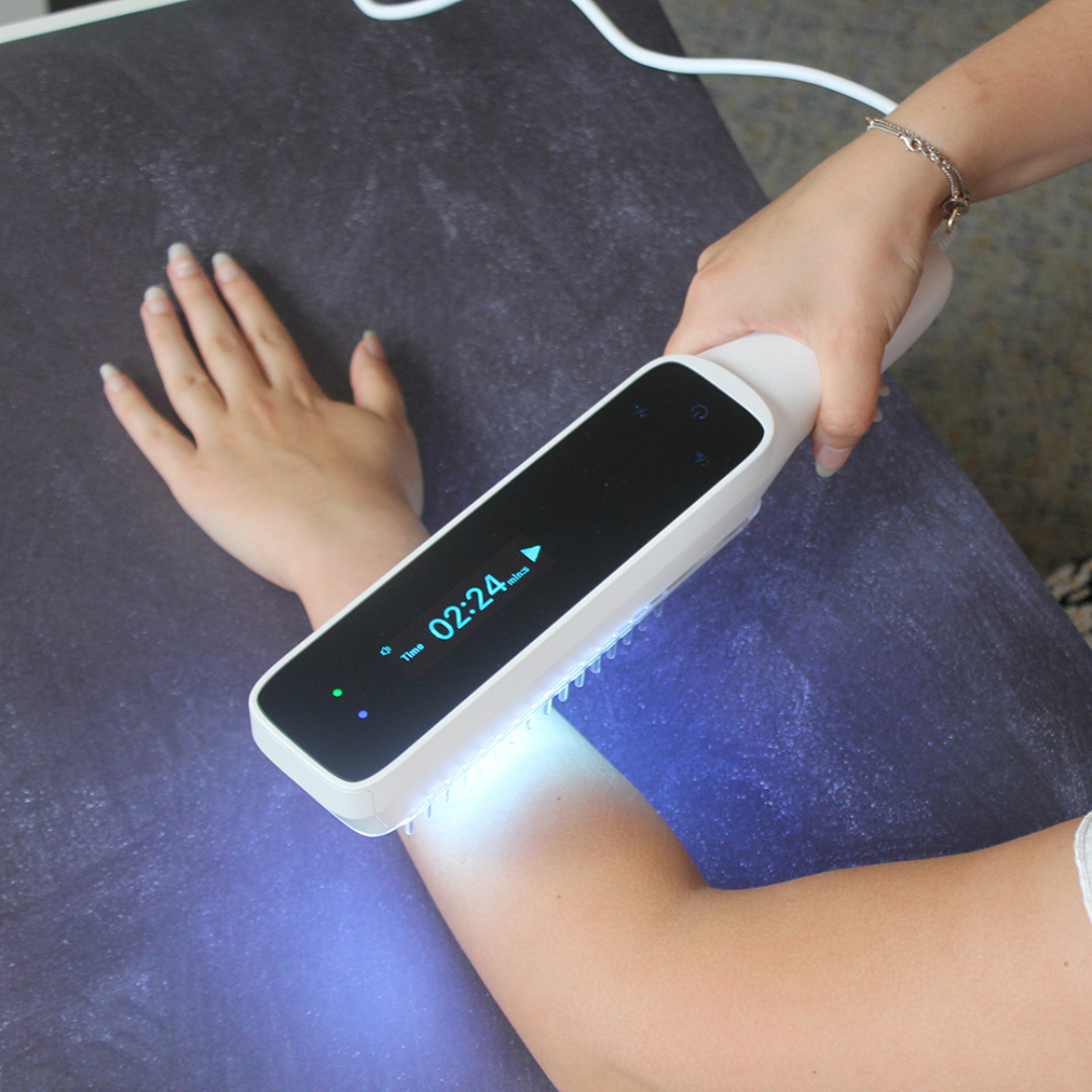 Portable UVB Light Therapy Lamp with Timer Control - BritishElegance