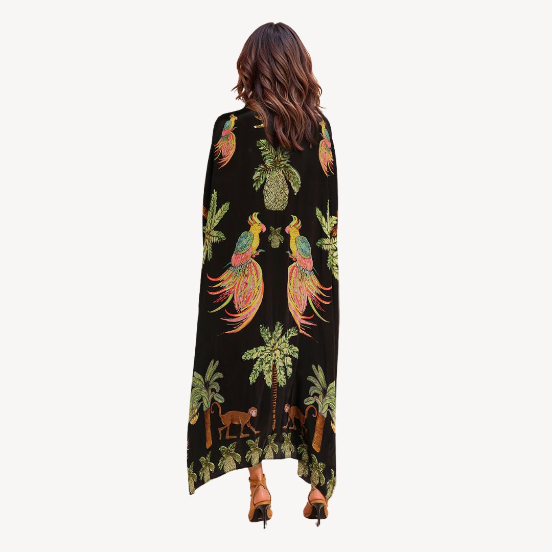 Women's Silk Kaftan Dress