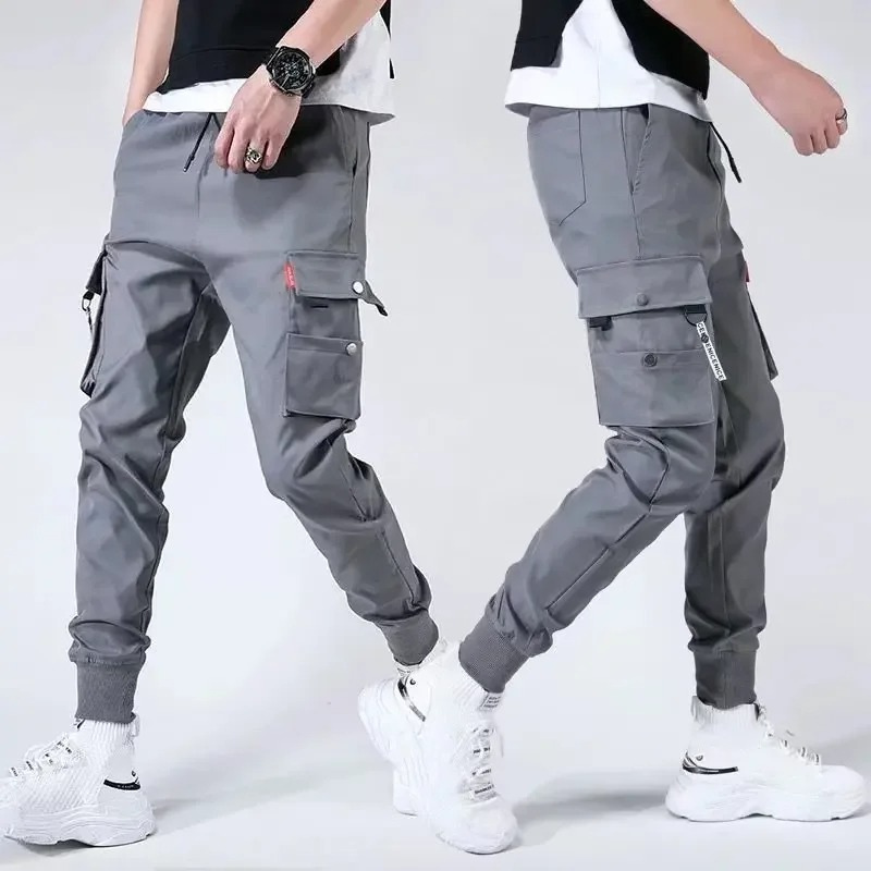 Men's Comfortable Sweatpants with Pockets and Elastic Bottoms