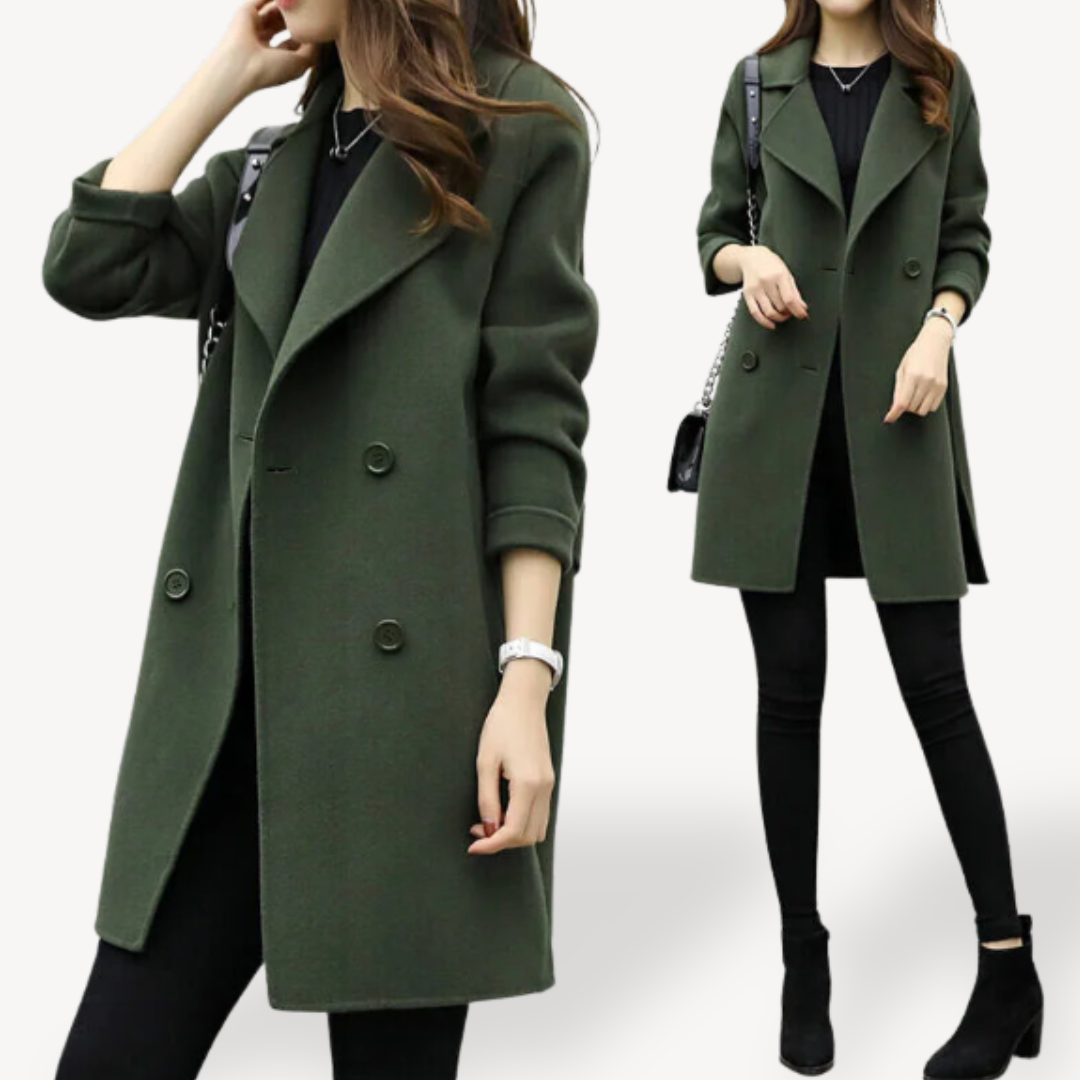 Classic Wool Blend Women's Coat