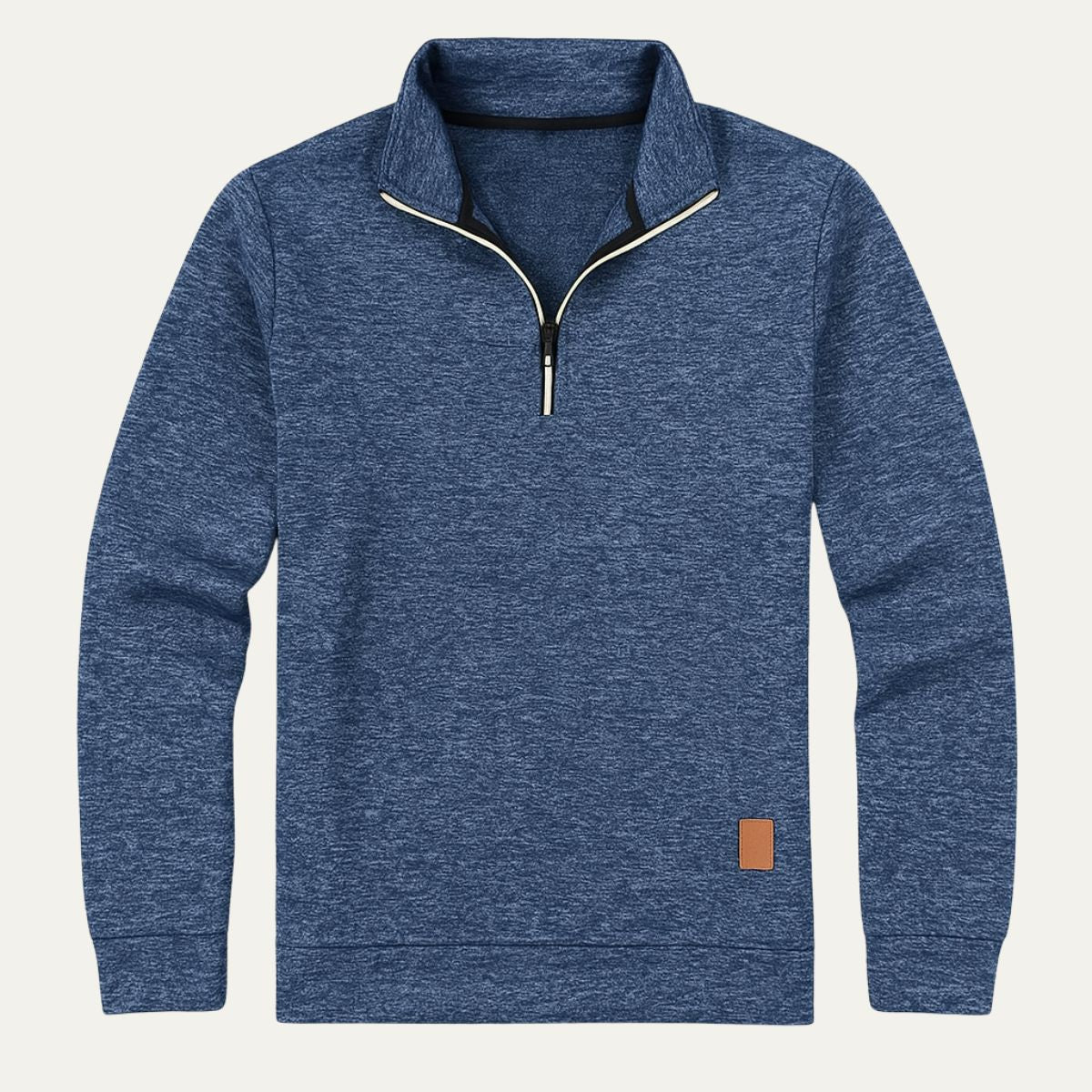 Men’s Quarter Zip Mock Collar Sweatshirt