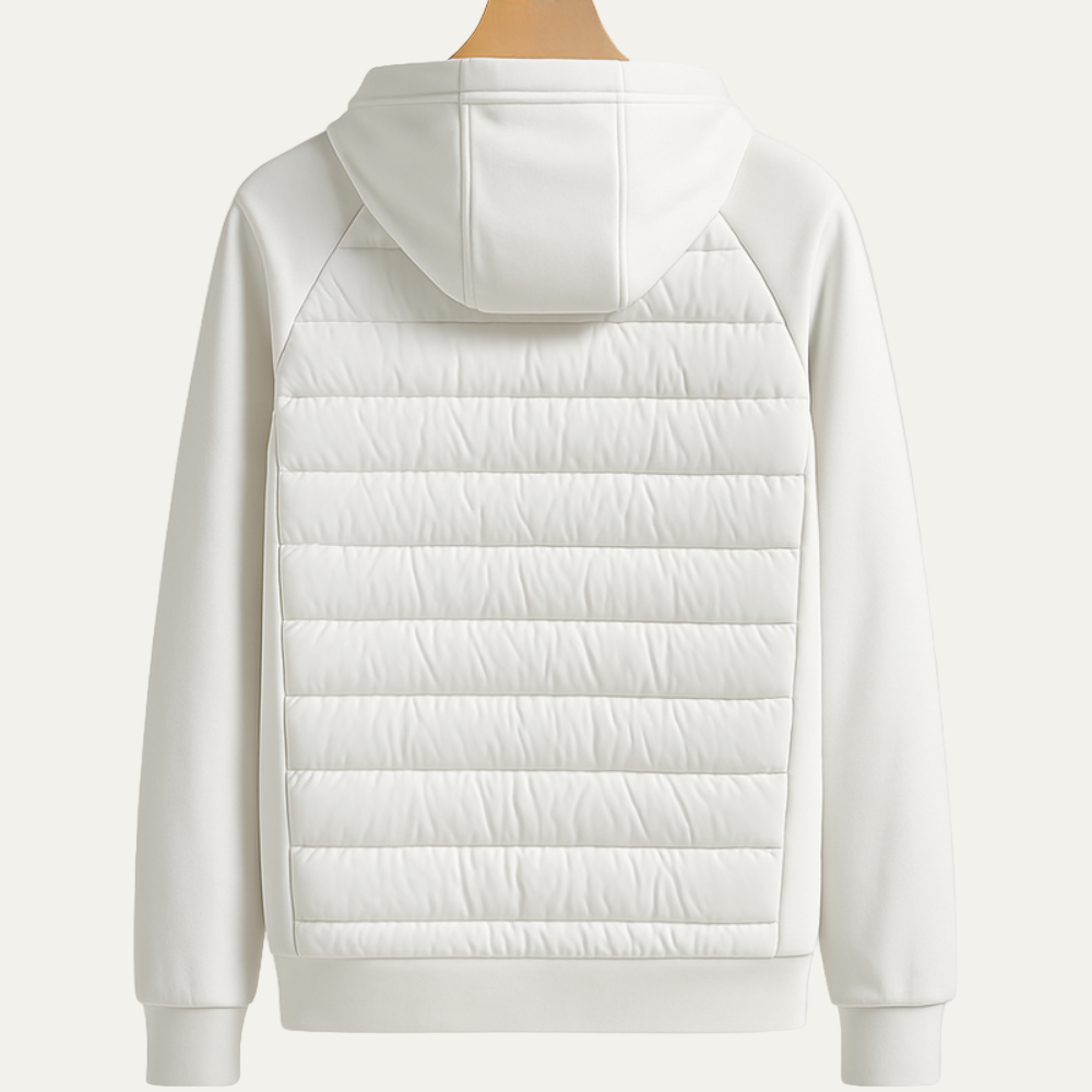 Men’s Hybrid Hooded Quilted Jacket
