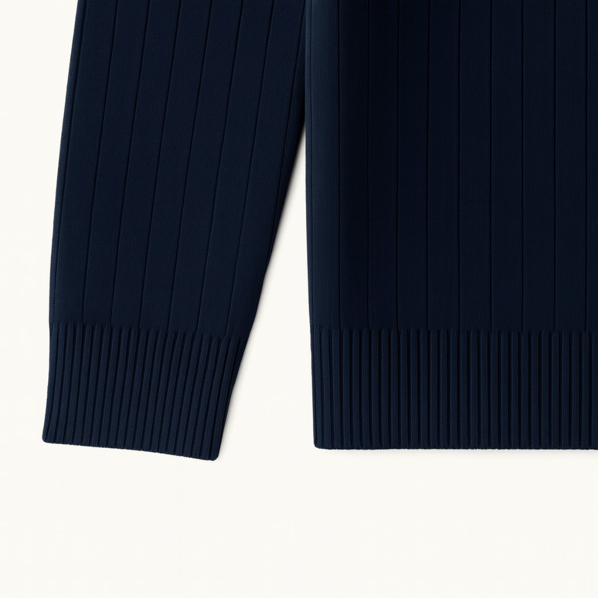 The Ashford Ribbed Half Zip Jumper for Men