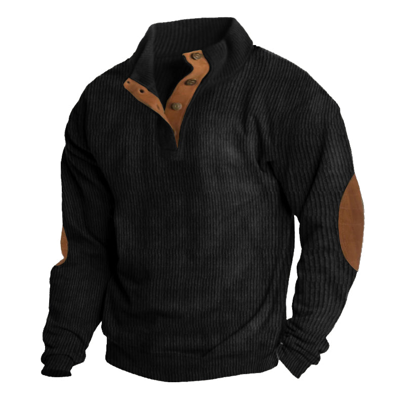 Casual Men's Crew Neck Pullover Sweater