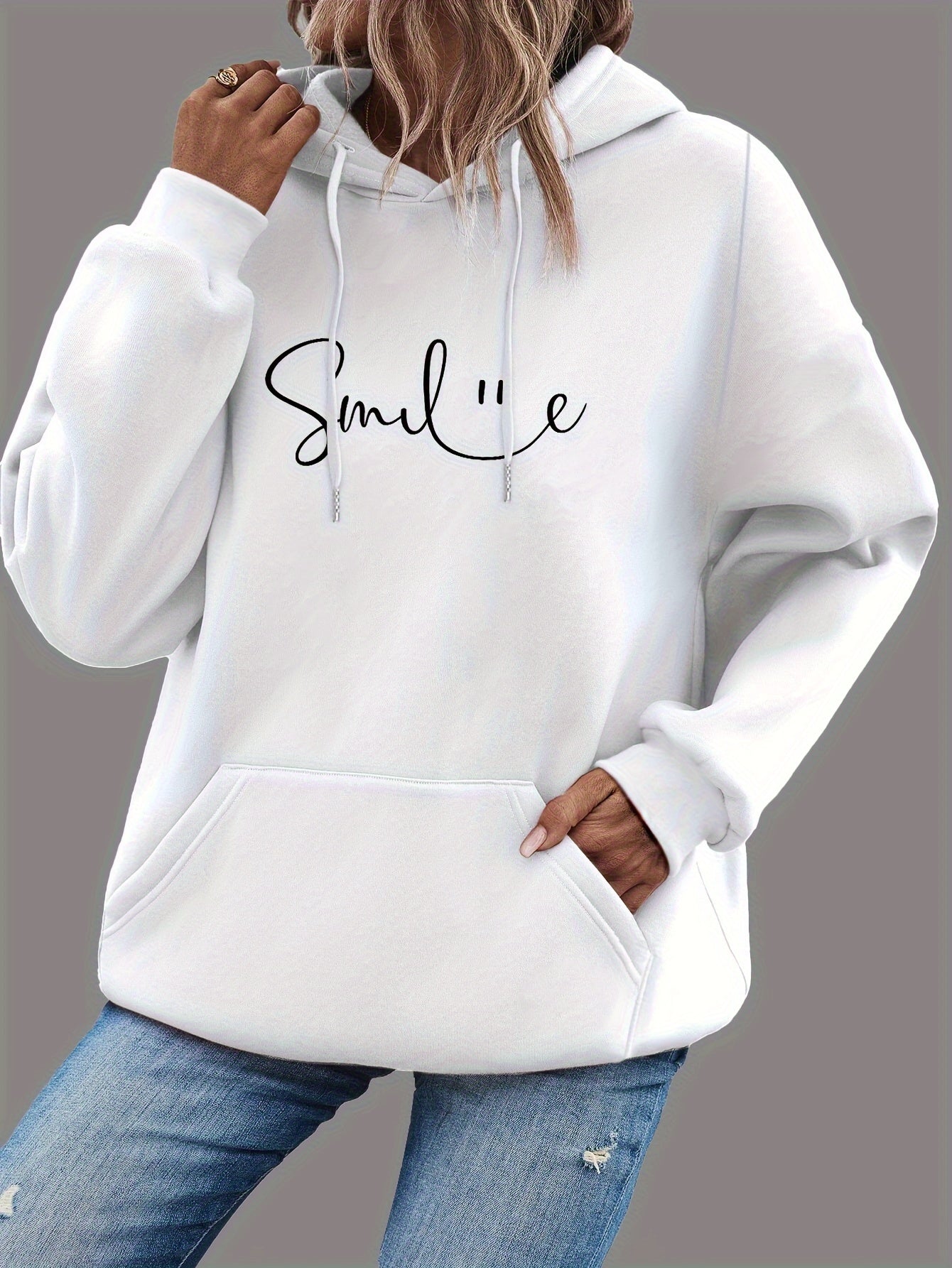 Cozy Women's Funny Hoodie with Pouch Pocket