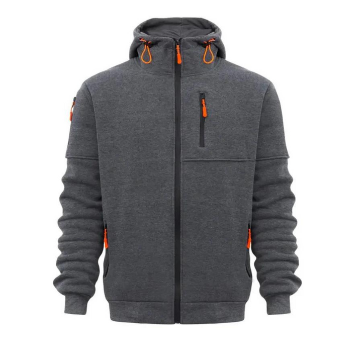 Men's Christopher Hooded Zipper Jacket (Casual)