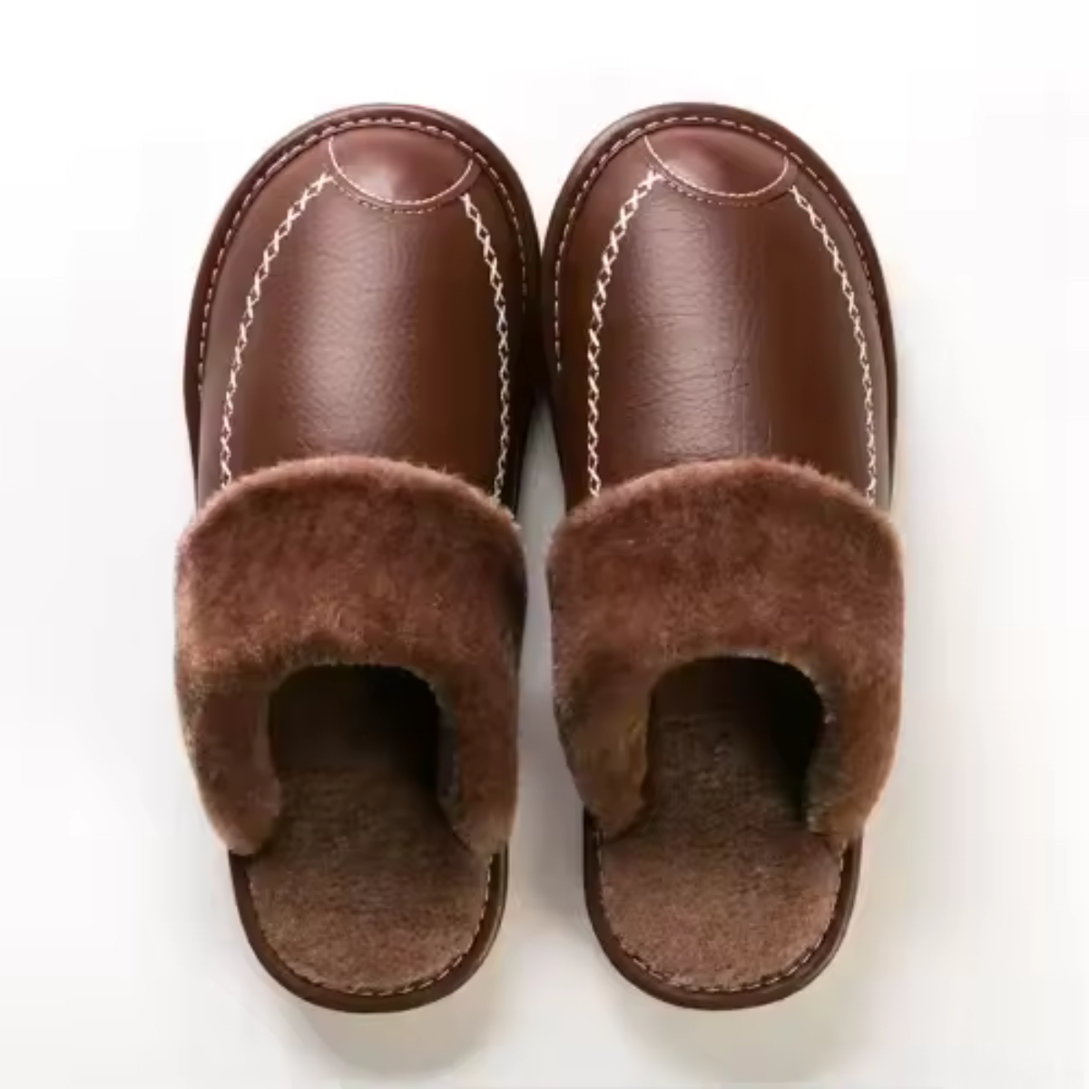 The Swansea Men’s Winter Warm Fleece Lined House Shoes