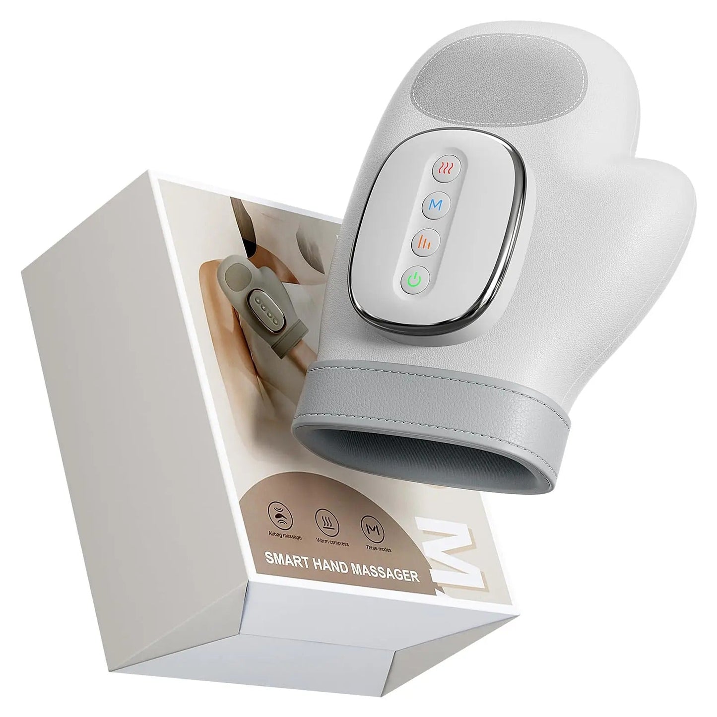 Relaxing Hand Massager with Heat and Pressure Therapy - BritishElegance