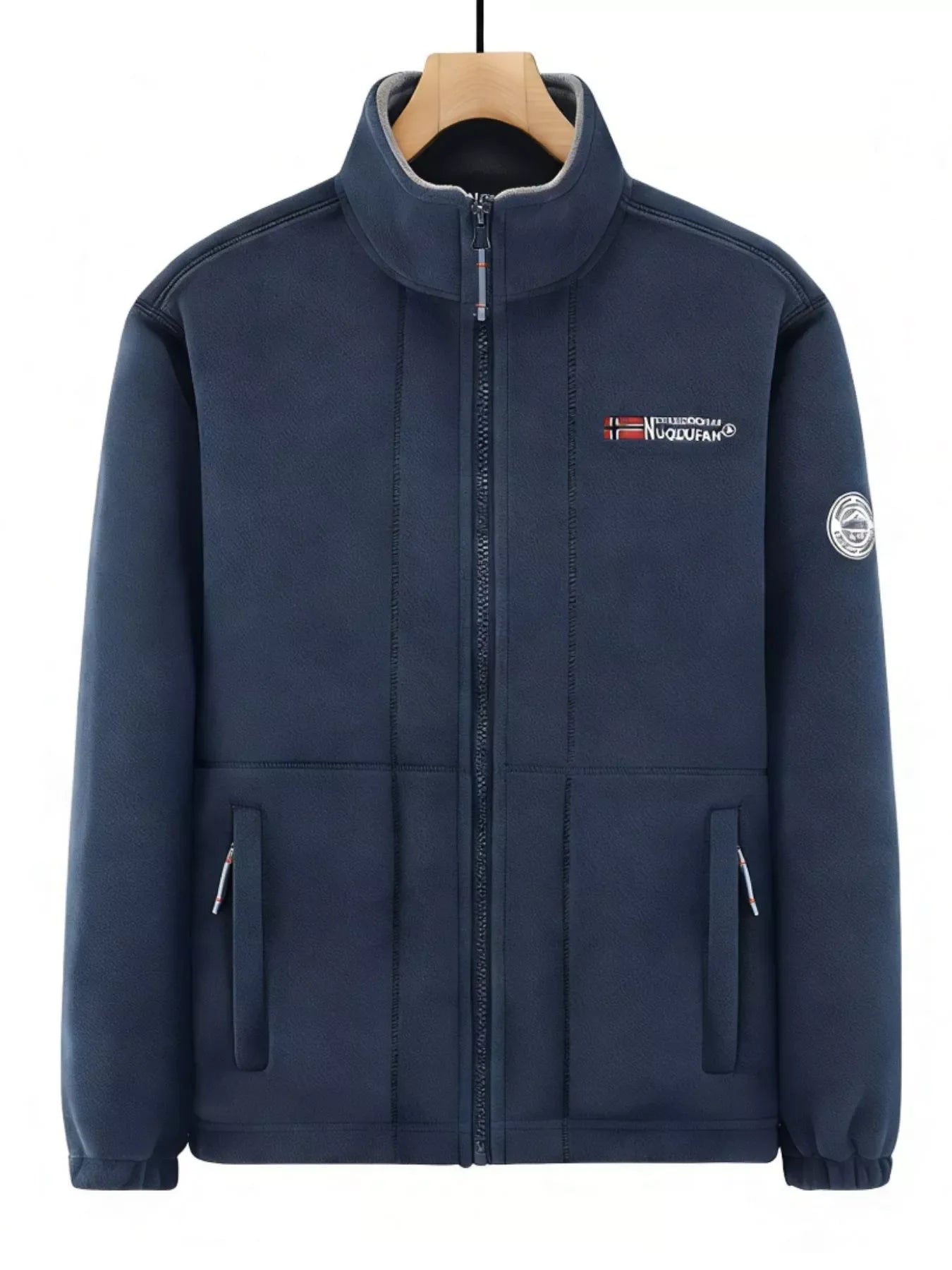 Big and Tall Mens Fleece Zip Up Jacket