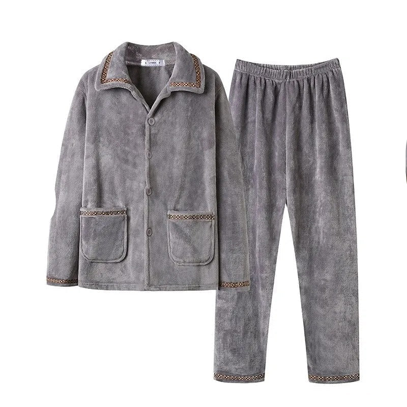 Cozy Warm Mens Winter Pajamas