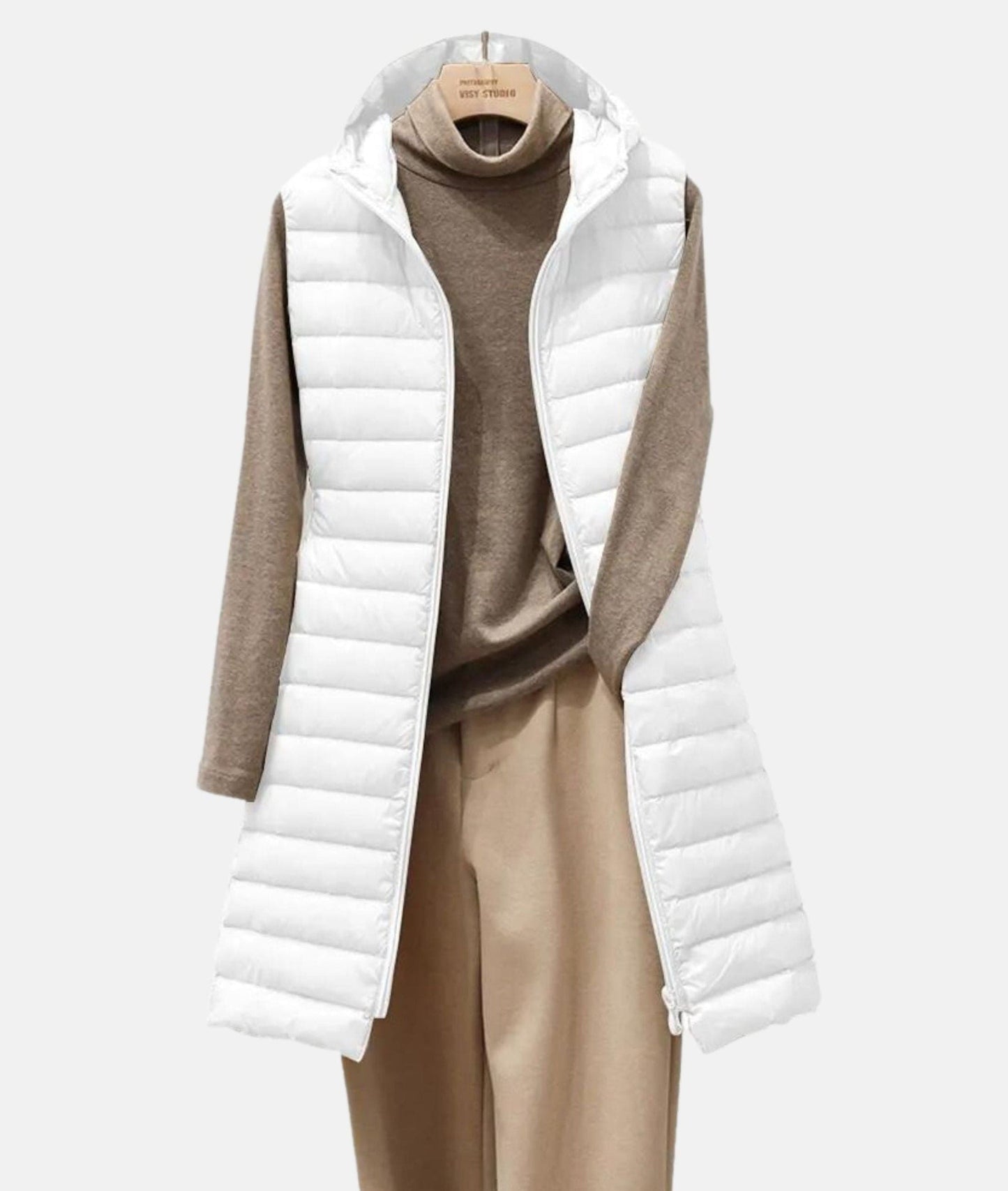 Classic Sleeveless Winter Coat