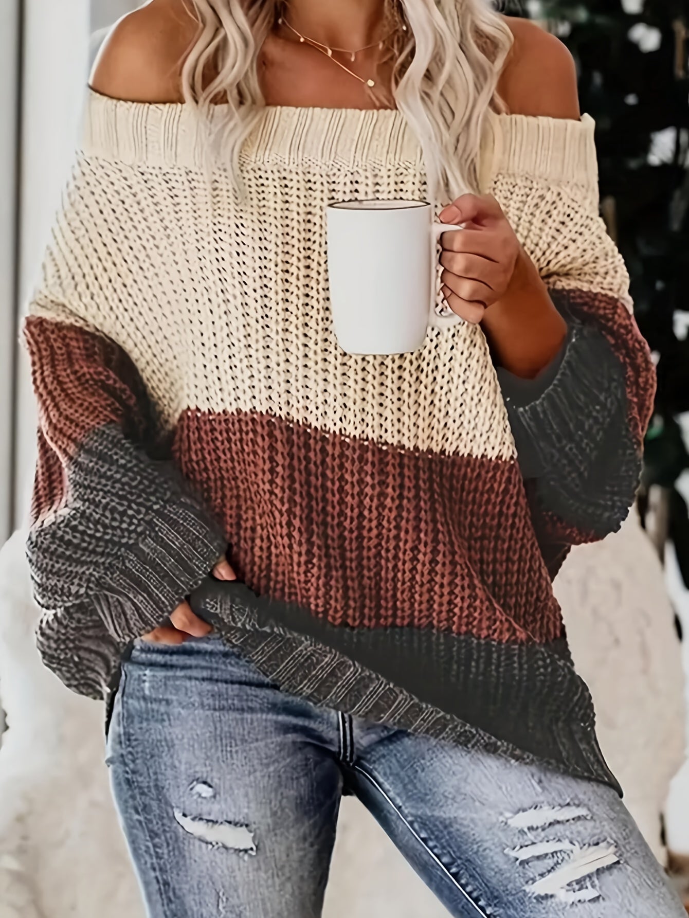 Comfy Relaxed Fit Women's Sweater - BritishElegance